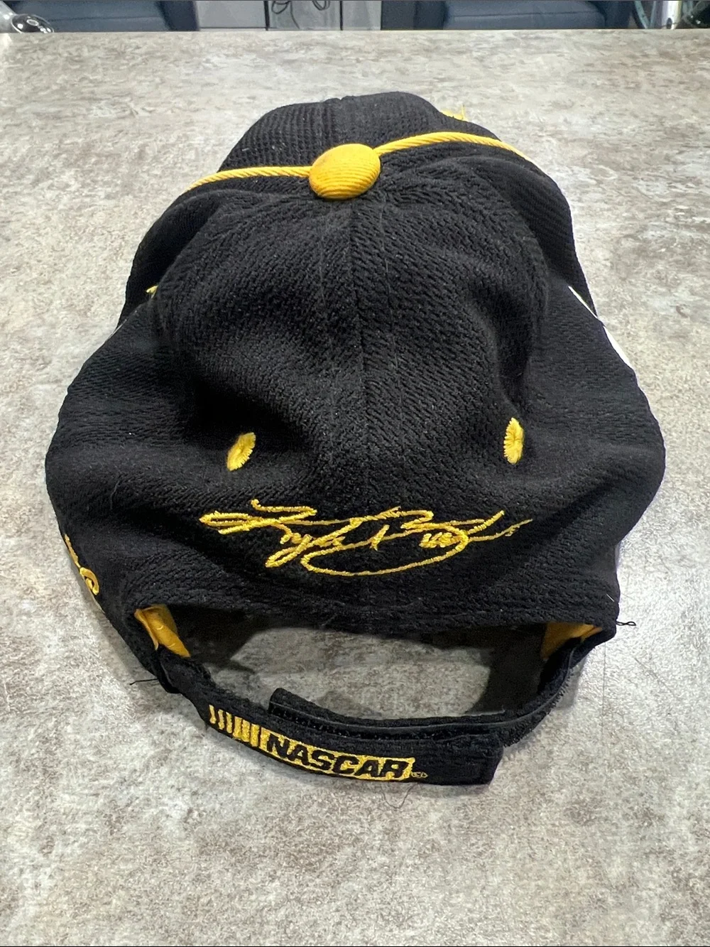 M&M'S Black Racing Cap with Yellow Piping & Multicolor Embroidery #18 Kyle Busch